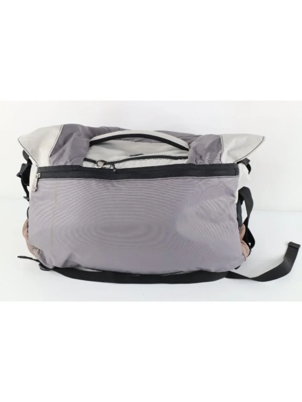 Vtg 90s Y2K Columbia Sportswear 2 In 1 Crossbody Flap Messenger Bag Pack Gray